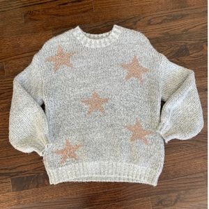 Wishlist star print knit sweater